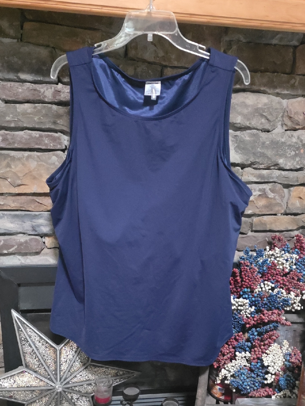 Lands' End Padded Swim Top Sz 26W